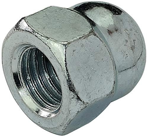 AERZETIX - C45702 - Satz von 20 - Hutmuttern - sechskant 6 seiten - hoch hohl form - aus verzinktem stahl - gewinde M12 metrisch weiblich - heimwerker - farbe silber