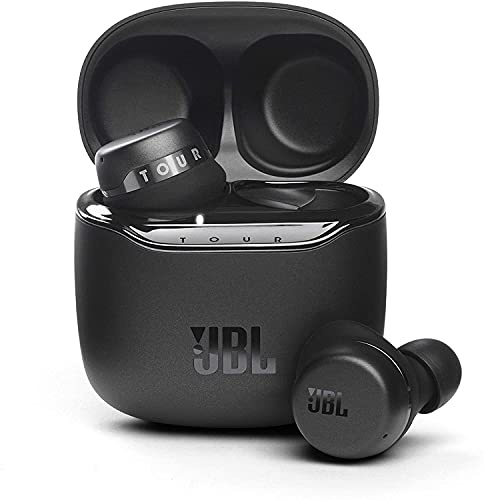 JBL Tour PRO+ TWS Wireless Bluetooth Headphones, Noise Cancellation, Up to 32H Battery, 3 Mics, Wireless Charging, Built-in Google and Alexa Assistant (Black)