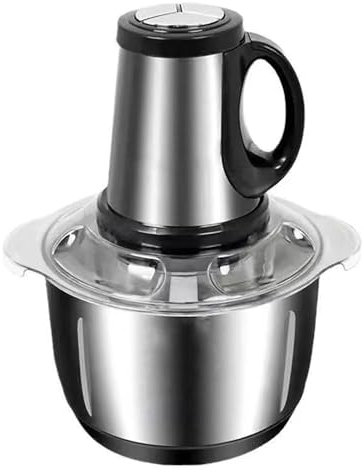 FfiMe 400W Food Processor, 3L Kitchen Meat Grinder, Mini Vegetable Chopper, Food Grinder with Glass Bowl, Meat, Vegetable, Fruit and Nut Food Chopper