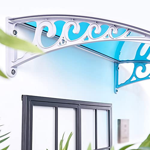 Regendach für den Außenbereich, wasserdicht, für Terrasse, Veranda, Fenster, Markise, Polycarbonat, 120 x 140 cm