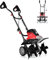 SOARS Motozappa Elettrica 1500W, Larghezza 43 CM, Profondità 22 CM, Ruote Pieghevoli & Altezza Regolabile, Doppia Sicurezza, Zappatrice Elettrica per Serra, Giardino, Campo, Cortile (6 Lame)