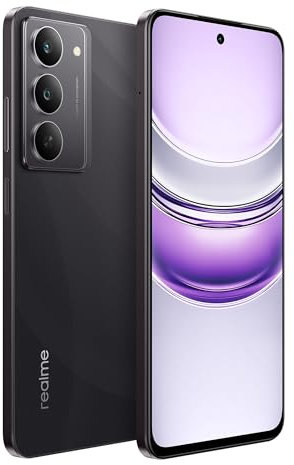 realme 14x 5G Smartphone 8+256GB, Nero Carbonio, Schermo 6.67 pollici, Refresco a 120Hz, Batteria 5000mAh, Fotocamera AI da 50MP, MediaTek Dimensity 6300, Protezione ArmorShell, IP64