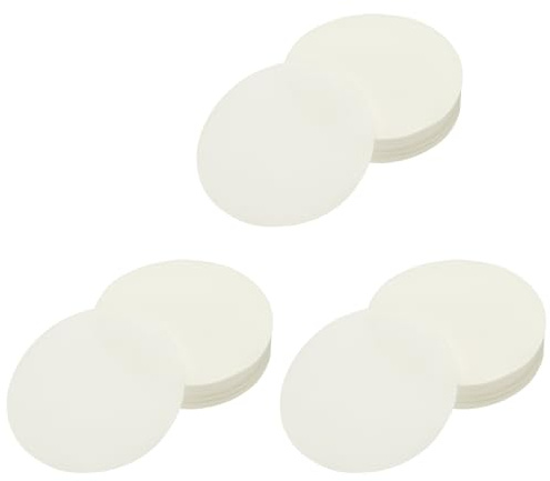 sourcing map 300 filtros de café, filtro de papel redondo desechable de 2.5 pulgadas, apto para uso en la oficina en casa y cafetera de goteo, color blanco