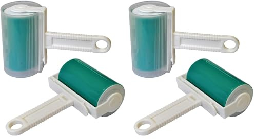 Euro Marketing Manufacturing Roll off - togli Pelucchi - Spazzola toglie peli Riutilizzabile - Lavabile sotto Acqua Corrente - rimuove peli di Cane, Cane, Animali Domestici (Confezione da 2)