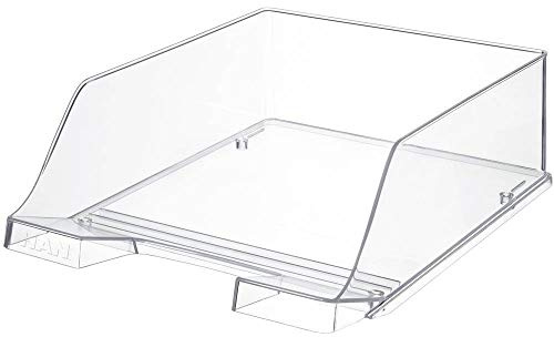 HAN 1046-23 Briefablage KLASSIK XXL, DIN A4/C4, extra hoch, stapelbar, transparent-glasklar
