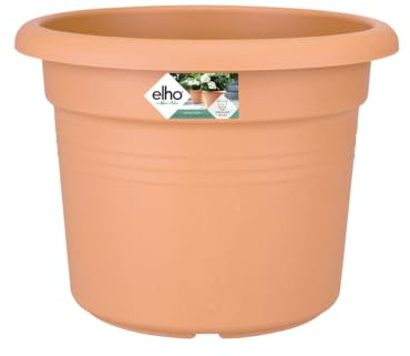 Elho Green Basics Cilinder 40cm Vasi per Piante - Mild Terra | ∅ 38.8 x A 30 cm | Adatto per uso esterno