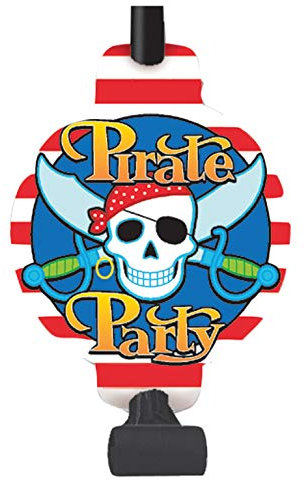 Amscan Piratenparty Pirate Party Luftrüssel Tröten Kindergeburtstag