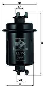 MAHLE KL 110 Kraftstofffilter