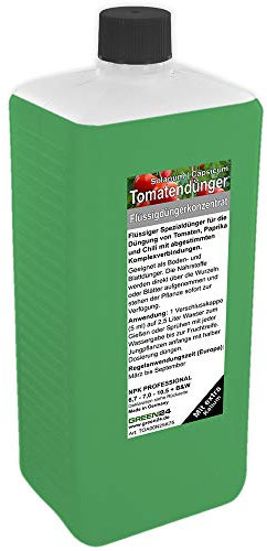 Tomatendünger XL 1 l Paprika Dünger Chili düngen, Premium Flüssigdünger als NPK Volldünger