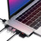 SATECHI USB-C Hub Adapter, 7-in-1 Dongle with 4K HDMI, 87W Power Delivery, 2 USB-A Ports, ata Port, Micro/SD Card Readers, for MacBook Pro, Air M1, M2, M3, M4 (Silver)