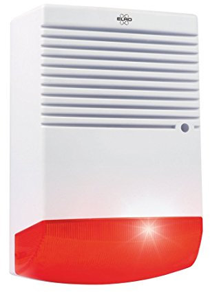 ELRO ADS1F Dummy Alarmsirene - Attrappe - mit blinkendem LED-Licht