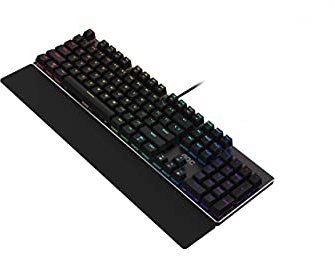 AOC GK500 Tastiera gaming - Tastiera per PC con layout francese e illuminazione RGB, anti-ghosting, N-key rollover e software G-Tools programmabile di AOC
