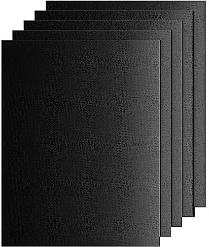 SPGOOD Tappetino Barbecue Set 5Pz, Tappeto Barbecue BBQ in Teflon, Per Barbecue a Gas, 100% Antiaderente, Senza PFOA, Fino a 260 °C, Adatti Per Griglia a Gas Carbone Forno 40x32 cm