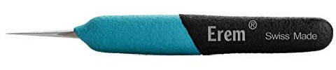 Weller Erem E5SA Ergonomische Präzisionspinzette mit Geraden, Sehr Feinen Spitzen Zum Greifen Feiner Drähte, Wärmeisolierte, Weiche Schaumstoffgriffe, ESD-Sicher