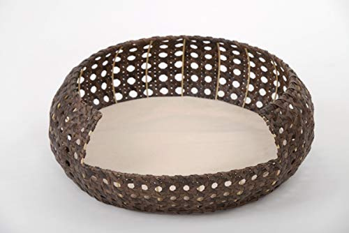 Lycce Katzenkorb Annabella mit weichem Katzenbett Polyrattan Größe 2