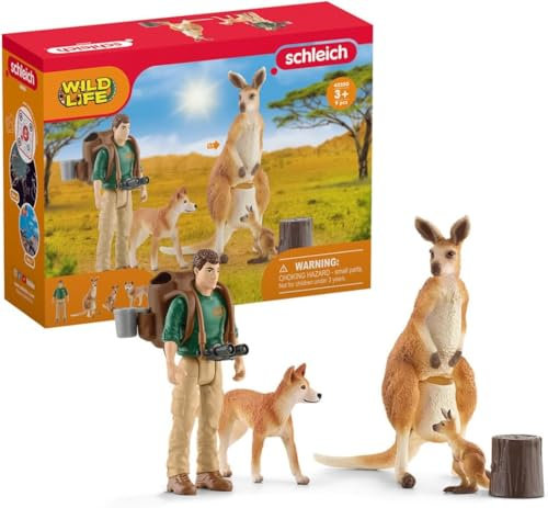 SCHLEICH 42550 Outback Abenteuer, ab 3 Jahren, WILD Life - Spielset, 9 Teile
