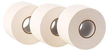 Gocableties White Wide Electrical Tape, 50mm x 33m, 2 Strong Self-Adhesive PVC Insulation Tape for Insulating, Repairing and Protecting Electrical Wires, 3 Rolls