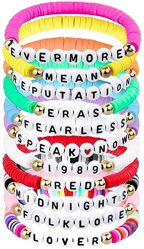 HLenyoy Freundschaft Armbänder Set - 11Pcs Inspiriert Armband Sommer Strand Armbänder Einstellbare Stretch Perlen Armbänder für Frauen Mädchen Zubehör Armband…