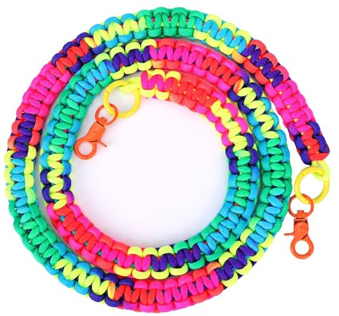 Ever Bloom Damen Mädchen geflochtene schmale 2 in 1 Taschenkette Handykette Taschengürtel für Umhängetasche Handy Geldbörse Crossbody, Handyband universal, 2024Guetel:Regenbogen