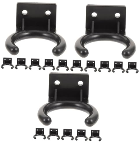 Abaodam 3 Sets Microphone Wall Hangers Microphone Hooks for Ktv Home Studio Wall Mounted Mic Storage Rack and Organization