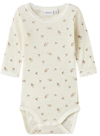 Name It damer Nbfwang ull needle Ls Body Noos, Snow White, Numeric_50, Snövit, numeric_50
