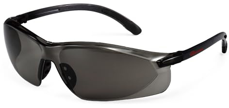 SAFEYEAR Schutzbrille Arbeitsbrille UV-Schutz Sicherheitsbrille, Outdoor-Arbeitsbrille mit schwarzen kratzfesten Gläsern