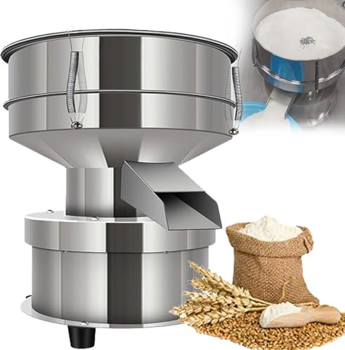 XINRISHENG 15cm, Automatischer Siebschüttler inklusive 60 Mesh Mehlsieb Elektrische Vibrationssiebmaschine 50W Siebmaschine 1350 U/min für Mehle