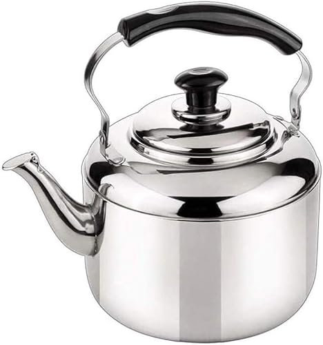 ABBNIA Tea Kettle Capacity 304 Stainless Steel Stovetop Kettles Tea Pot Anti-scalding Handle Induction Cooktops Gas Stove Stove Top Whistling Tea Kettle