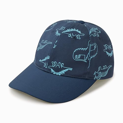 DRESHOW Kleinkind Baseball Mütze Baby Dinosaurier Gemusterte Mützen Unisex Baby Trucker Mützen Säugling Kleinkind Kindermützen für Jungen Mädchen 6-12 Monate