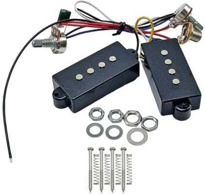 Gitarren Klangregelungs Kabelbaum 4 Saiten Bass Tonabnehmer Vorverdrahteter Tonabnehmer Elektrischer Bass Vorverstärker Verkabelungsschaltung Tonabnehmer