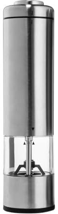 Molinillo eléctrico de acero inoxidable recargable para sal y pimienta automático, funciona con pilas, para cocina