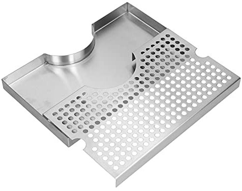 TIKATARER Drip Tray, Kegerator Parts Without Drain 30.3 X 18 X 2.4cm Mini Fridge Drip Tray for Home Bar Mini Fridge