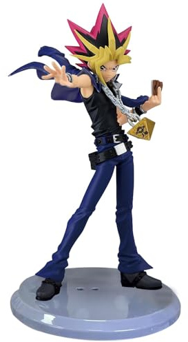 Zhongkaihua Muto Yugi Figur 21 cm Stehposition Statue Kunststoff Modell Anime Sammelfigur Desktop Ornament Geschenke