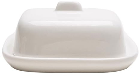 Beurrier assiette à beurre en porcelaine blanche renforcée de forme carrée en porcelaine blanche pure recouverte de ruban en porcelaine Assiette à beurre Vaisselle d'hôtel occidental Conteneur