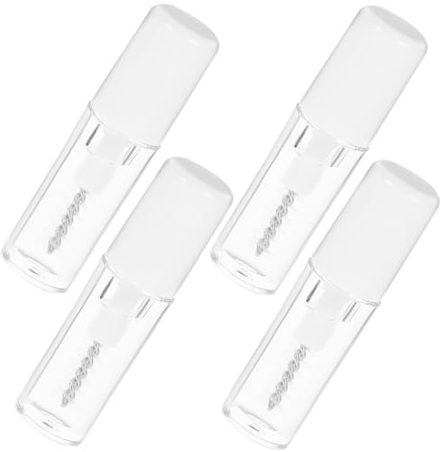 Gel Coiffant pour Sourcils 4 Pièces en Plastique, Fixateur Léger | Formule Sûre, Tenue Sécurisée, Format Portable, pour Femmes, Usage Maquillage des Cils