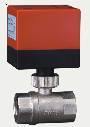 Vanne 2 voies motorisée Motovanne Électrovanne de zone deux à bille chauffage DN20 26.9mm (3/4)