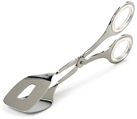 RSVP Endurance Serving Collection Kitchen Tongs, Large, Stainless Steel