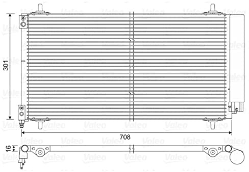 VALEO Condenseur de climatisation 817740