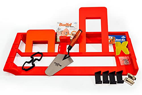Bricky Pro - The Bricky Tool/Adjustable to Build All Standard Walls 102.5mm (4), 140mm (6) & 215mm (9) – Brickytool – Easy to use Bricklaying Tool
