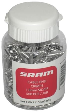 Bremszugendkappen Sram PitStop 500 Stk. 00.7115.005.010 1,8 mm, silber 2137934121