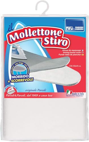 Parodi & Parodi stiromega Molton Bügelbrett Bezug, Baumwolle, Weiß, 23 x 30 x 4 cm