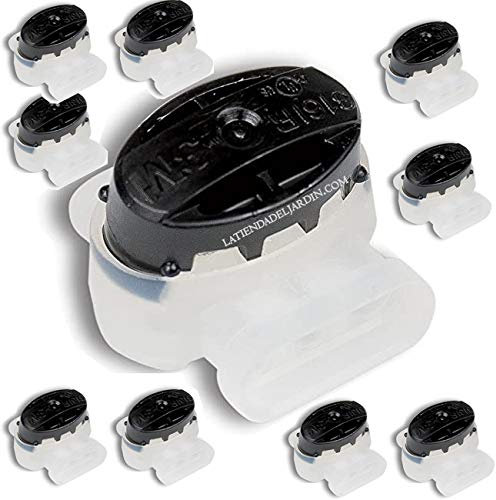 30 x Conector estanco para 3 cables eléctricos de 1,5 mm 30V máximo. Utilizado por instaladores de riego al conectar cables eléctricos.