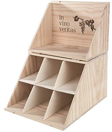 SESCO Weinbox Vino Veritas für 6 Flaschen