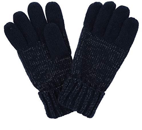 Regatta Kids Luminosity Gloves Knitted Unisex Navy 7-10 Years