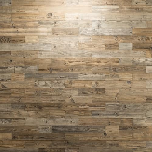 Wooden Wall Design, Altholz Wandpaneele, Wandverkleidung Nature | 1 m2, echtes Holz mit natürlicher Textur, einfache Montage, Innenbereich, Strukturierte Oberfläche, sauber zuschneidbar