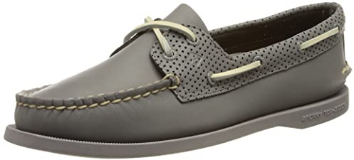 Sperry Top-Sider O 2-Eye båtsko för kvinnor, Grå - Grå - 37 EU