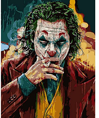 HOMALZ DIY Dipinto ad Olio Dipingere con i Numeri Kit per Adulti Bambini, Pittura Acrilica Fai da Te con 3 Pennelli 16 x 20 Pollici per la Decorazione della Parete di Casa