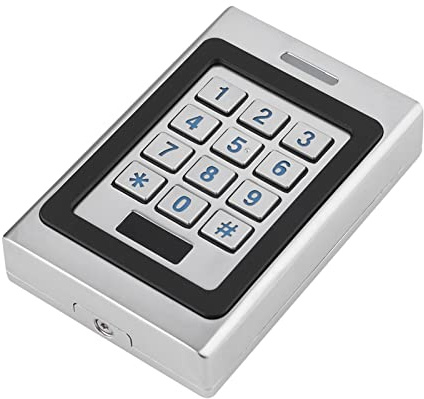 CHICIRIS Zugangskontrollsystem, Passwort-Zugangskontrolle, Haltbares Silber Weit verbreiteter Weitspannungseingang Wasserdicht für Wohngebiete Öffentliche Plätze Büro