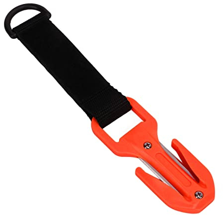 Coupe-Ligne De Plongée Sous-Marine, Coupe-Corde de Plongée Lame Tranchante Coupe-Poignée de Plongée Coupe-Corde de Plongée Paquet de Stockage SûR