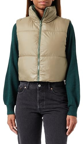 Bestseller A/S Dam ONLRICKY Short REV. Vadderad kappa OTW NOOS kappa, sjöjungfru/detalj: duffelväska, XL, Mermaid/Detail:Duffelbag, XL